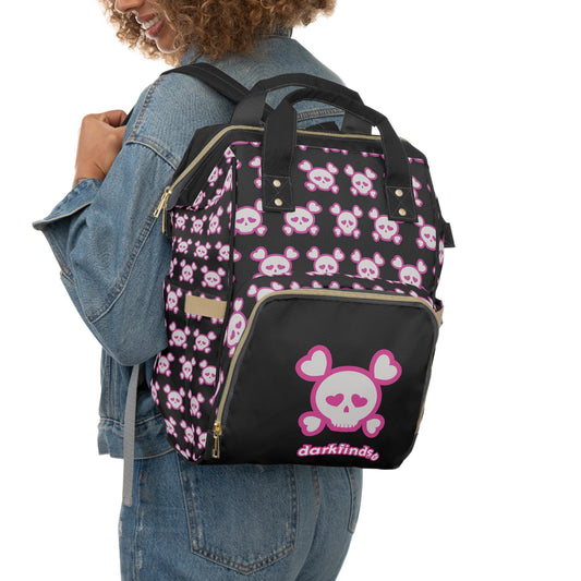 Cute Skull Multifunctional Diaper Backpack