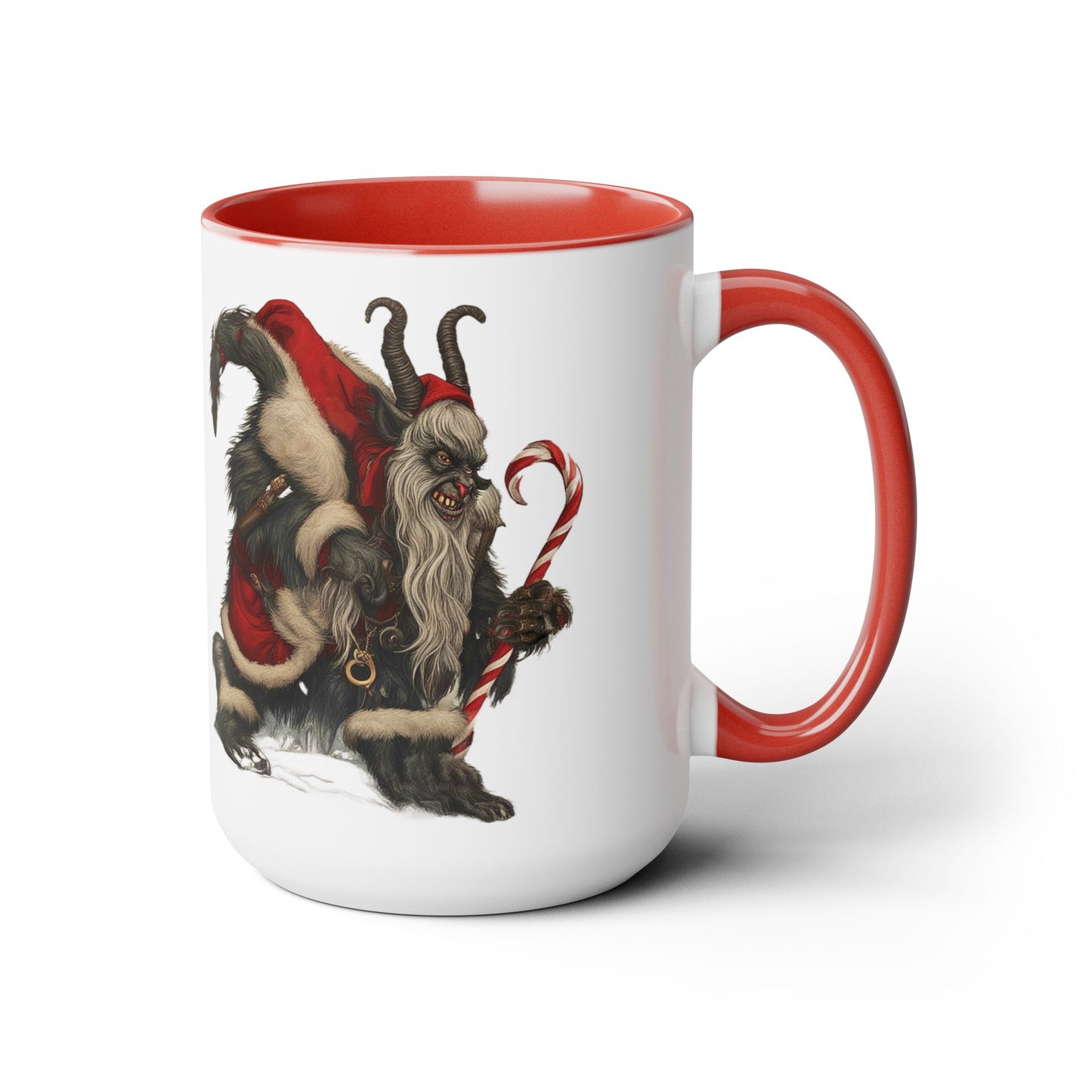 Krampus Two-Tone Coffee Mugs, 15oz