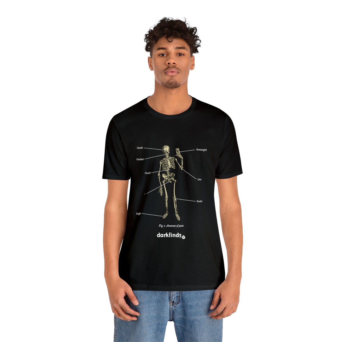 Anatomy of pain Unisex Jersey Short Sleeve Tee