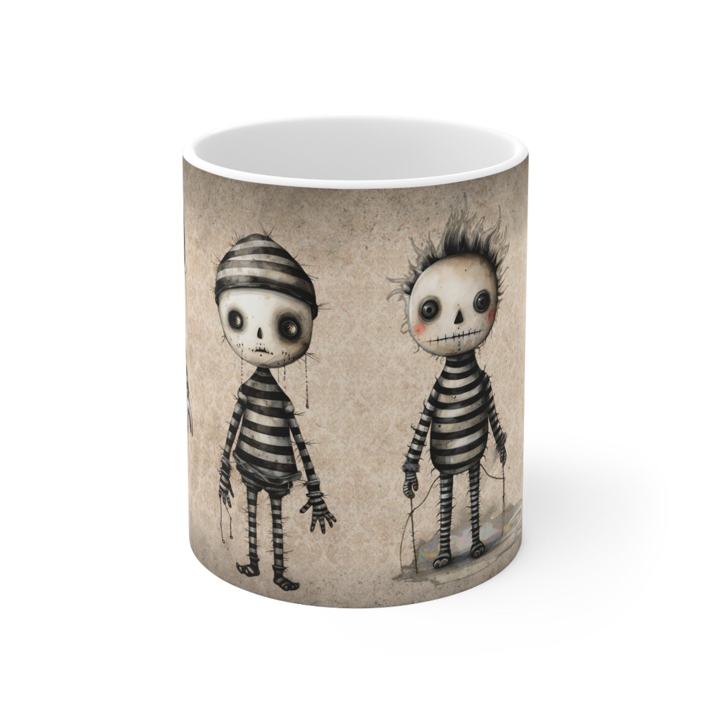 Creepy Dolls Halloween Ceramic Mug 11oz