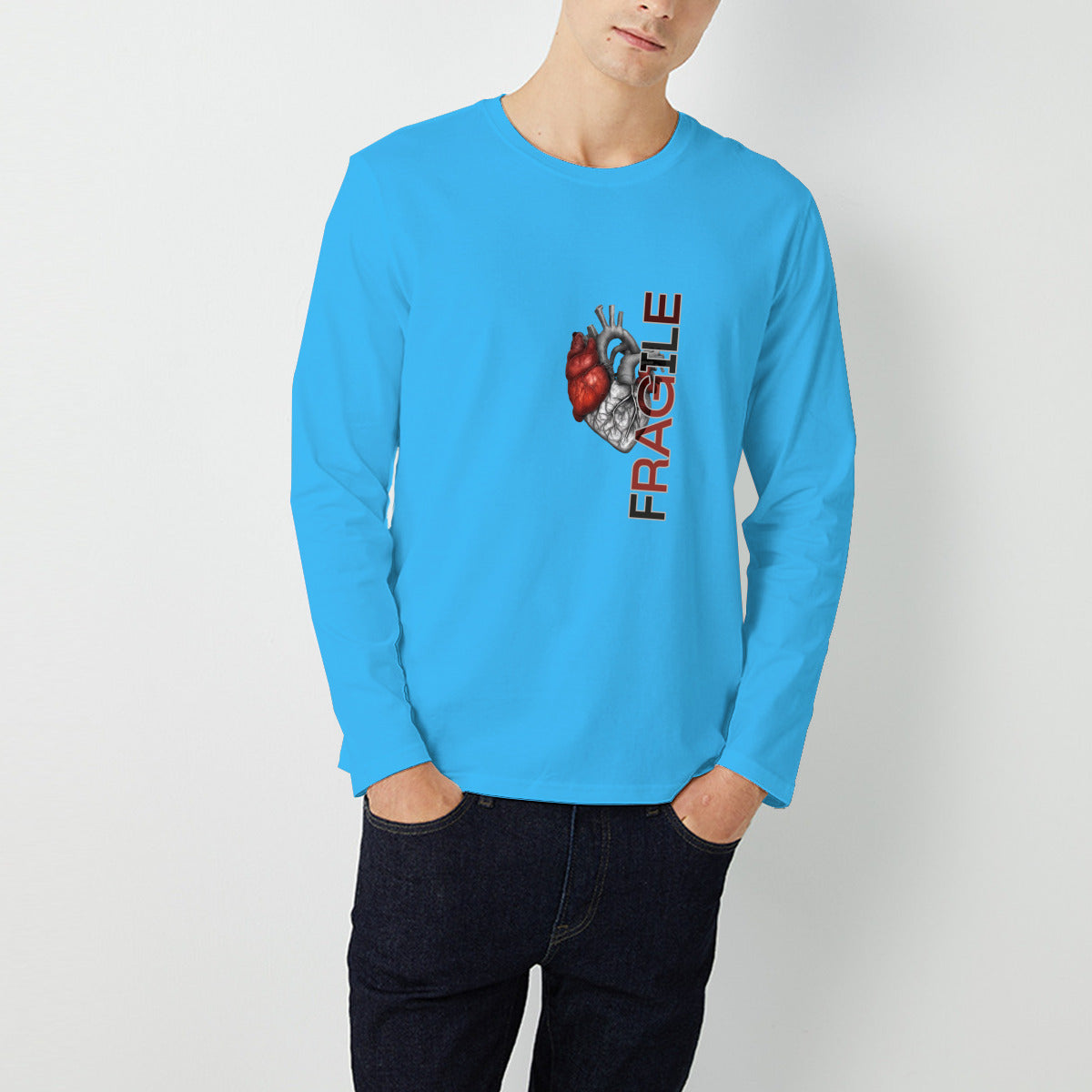 Fragile Heart long sleeve T-shirt  - emotional gothic