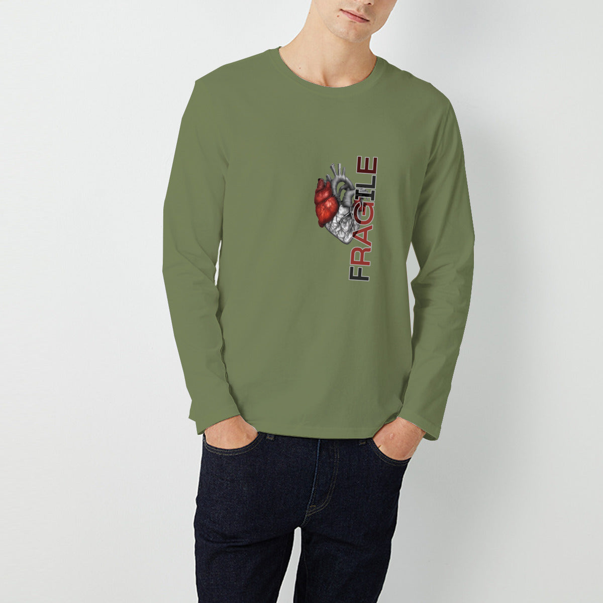 Fragile Heart long sleeve T-shirt  - emotional gothic